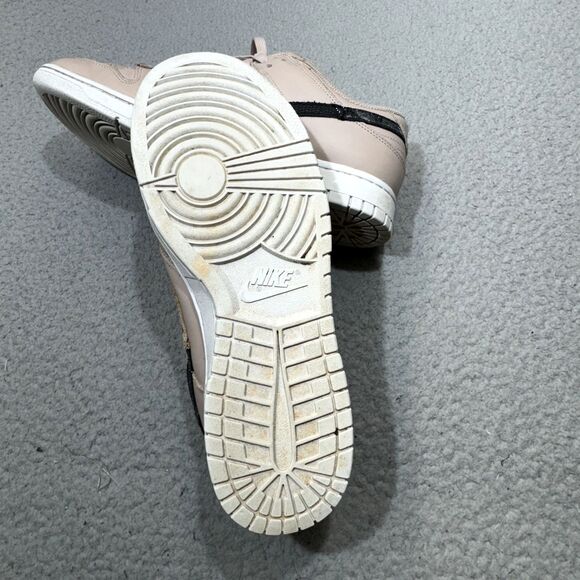 Nike Dunk Low SE Shoes Women 11.5 Primal Pink Cheetah Snakeskin‎ Swoosh Sneaker - Picture 9 of 13